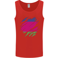 Torn Flag Kuban Peoples Republic Mens Vest Tank Top Red