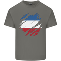Torn Flag Los Altos Mens Cotton T-Shirt Tee Top Charcoal