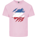 Torn Flag Los Altos Mens Cotton T-Shirt Tee Top Light Pink