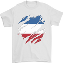 Torn Flag Los Altos Mens T-Shirt 100% Cotton White