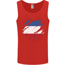 Torn Flag Los Altos Mens Vest Tank Top Red