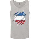Torn Flag Los Altos Mens Vest Tank Top Sports Grey