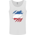Torn Flag Los Altos Mens Vest Tank Top White