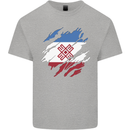 Torn Flag Mari El Mens Cotton T-Shirt Tee Top Sports Grey