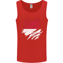 Torn Flag Monaco Mens Vest Tank Top Red