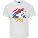 Torn Flag Nagorno Karabakh Mens Cotton T-Shirt Tee Top White