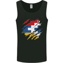 Torn Flag Nagorno Karabakh Mens Vest Tank Top Black