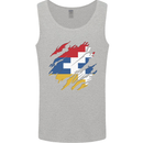 Torn Flag Nagorno Karabakh Mens Vest Tank Top Sports Grey
