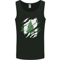 Torn Flag Norfolk Island Mens Vest Tank Top Black