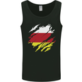Torn Flag North Ossetia Mens Vest Tank Top Black