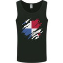 Torn Flag Panama Mens Vest Tank Top Black