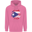 Torn Flag Pitcairn Islands Mens 80% Cotton Hoodie Azelea