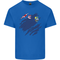 Torn Flag Saint Helena Kids T-Shirt Childrens Royal Blue