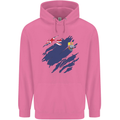 Torn Flag Saint Helena Mens 80% Cotton Hoodie Azelea