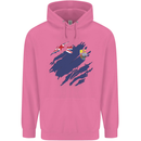 Torn Flag Saint Helena Mens 80% Cotton Hoodie Azelea