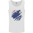 Torn Flag Saint Helena Mens Vest Tank Top White