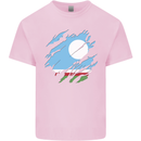 Torn Flag Sakha Republic Kids T-Shirt Childrens Light Pink