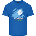 Torn Flag Sakha Republic Kids T-Shirt Childrens Royal Blue