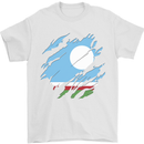 Torn Flag Sakha Republic Mens T-Shirt 100% Cotton White