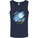 Torn Flag Sakha Republic Mens Vest Tank Top Navy Blue