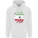 Torn Flag Somaliland Mens 80% Cotton Hoodie White