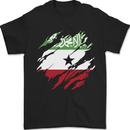 Torn Flag Somaliland Mens T-Shirt 100% Cotton Black