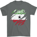 Torn Flag Somaliland Mens T-Shirt 100% Cotton Charcoal