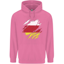 Torn Flag South Ossetia Mens 80% Cotton Hoodie Azelea