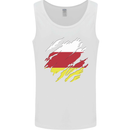 Torn Flag South Ossetia Mens Vest Tank Top White