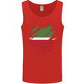 Torn Flag Tatartan Mens Vest Tank Top Red