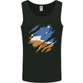 Torn Flag Tierra del Fuego Province Argentina Mens Vest Tank Top Black
