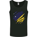 Torn Flag Tokelau Mens Vest Tank Top Black