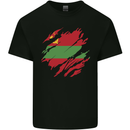 Torn Flag Transnistria Mens Cotton T-Shirt Tee Top Black