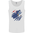 Torn Flag Tristan da Cunha Mens Vest Tank Top White