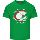 Torn Flag Turkish Republic of Northern Cyprus Mens Cotton T-Shirt Tee Top Irish Green