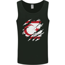 Torn Flag Turkish Republic of Northern Cyprus Mens Vest Tank Top Black