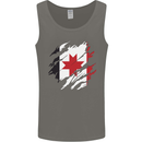 Torn Flag Udmurtia Mens Vest Tank Top Charcoal
