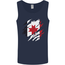 Torn Flag Udmurtia Mens Vest Tank Top Navy Blue