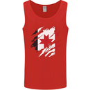 Torn Flag Udmurtia Mens Vest Tank Top Red