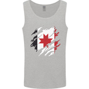 Torn Flag Udmurtia Mens Vest Tank Top Sports Grey