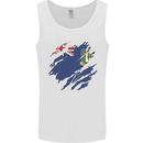 Torn Flag Virgin Islands UK Mens Vest Tank Top White