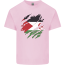 Torn Flag Western Sahara Mens Cotton T-Shirt Tee Top Light Pink
