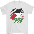 Torn Flag Western Sahara Mens T-Shirt 100% Cotton White