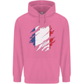 Torn France Flag French Day Football Mens 80% Cotton Hoodie Azelea