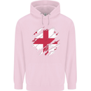 Torn Georgia Flag Georgian Day Football Mens 80% Cotton Hoodie Light Pink