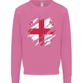 Torn Georgia Flag Georgian Day Football Mens Sweatshirt Jumper Azalea