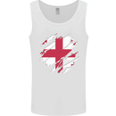 Torn Georgia Flag Georgian Day Football Mens Vest Tank Top White