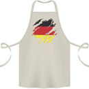 Torn Germany Flag German Day Football Cotton Apron 100% Organic Natural