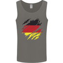 Torn Germany Flag German Day Football Mens Vest Tank Top Charcoal