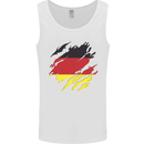 Torn Germany Flag German Day Football Mens Vest Tank Top White